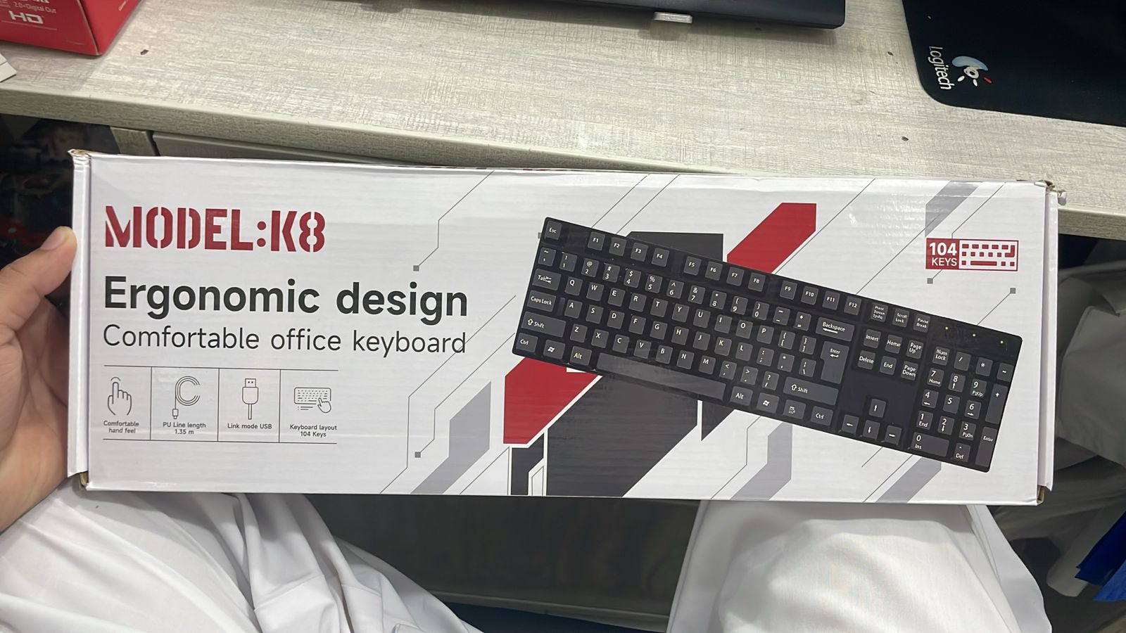 K8 Comfortable Office Keyboard