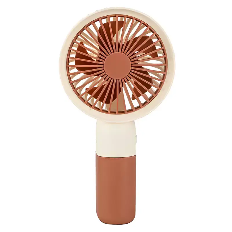 Portable USB Rechargeable Mini Fan with LED Light – 3 Speed