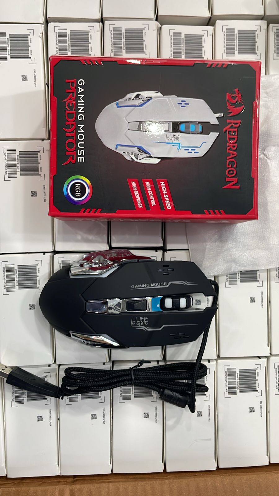 Redragon Wired Gaming Mouse | RGB Optical Gaming Mouse with Adjustable DPI