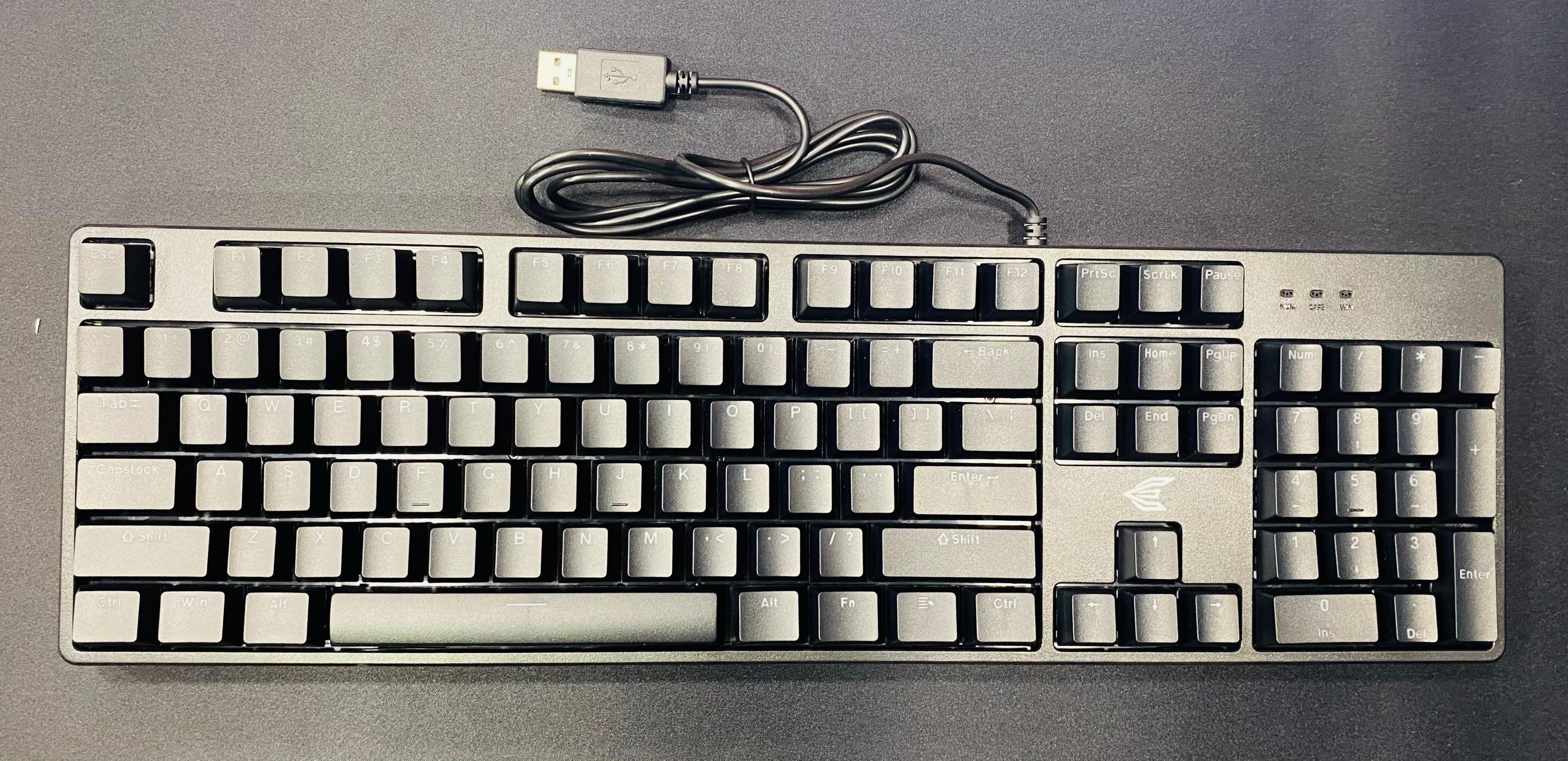 K100 Wired Mechanical RGB Keyboard view 3
