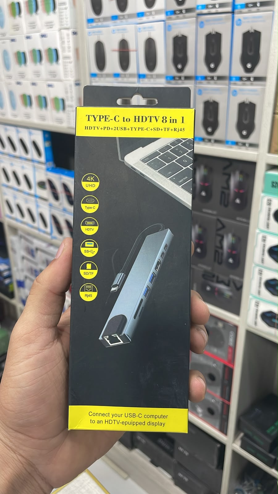 Multi-Port Type-C Hub Speed-X 8-in-1 view 3